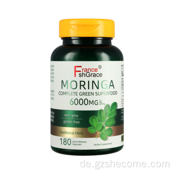 Moringa -Kapseln unterstützen die Ergänzung im Immume -Gesundheitszustand